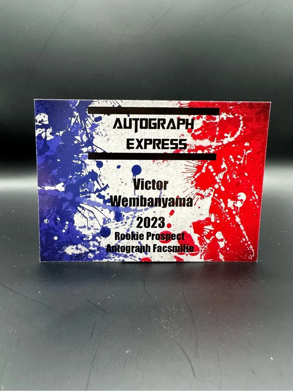 Victor Wembanyama Signed Rookie Autograph Express Novelty Card. - Picture 2 of 2